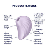 Satisfyer Pearl Diver (Violet) – Rechargeable Air Pulse Vibrator AIR PULSATION